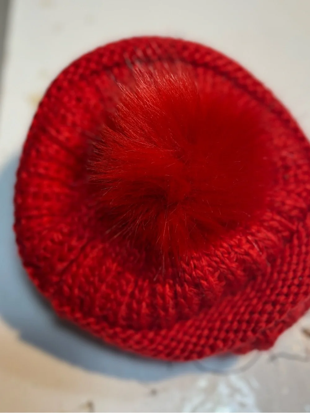 TOP-EX 100% Merino Wool Slouchy Pom Beanie
